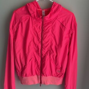 American Eagle Outfitters Florescent Pink Jacket hoodie- Medium